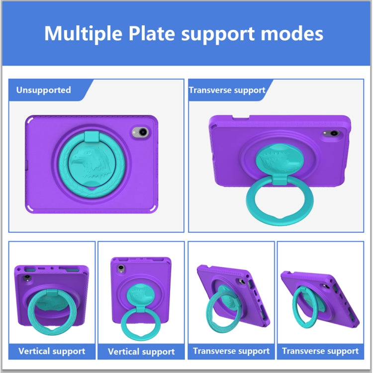 For iPad mini 6 / mini 2024 EVA + PC Shockproof Tablet Case with Waterproof Frame(Purple) - iPad mini 6 Cases by buy2fix | Online Shopping UK | buy2fix