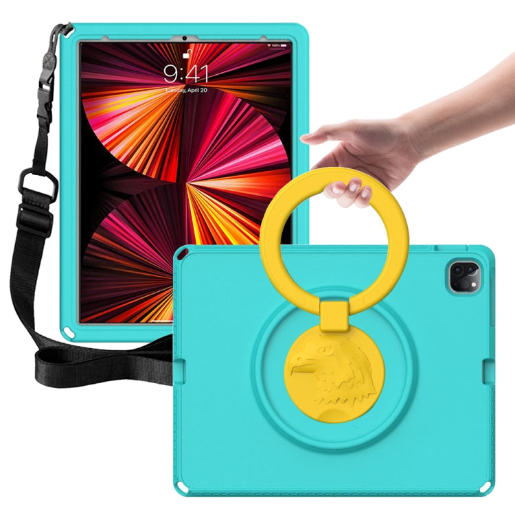 For iPad Pro 12.9 inch 2022/2021/2020/2018 EVA + PC Shockproof Tablet Case without Waterproof Frame(Glacier Green) - iPad Pro 12.9 (2022/2021) Cases by buy2fix | Online Shopping UK | buy2fix