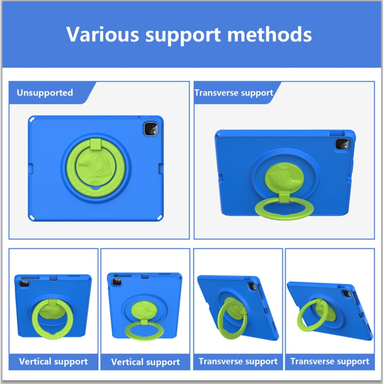 For iPad Pro 12.9 inch 2022/2021/2020/2018 EVA + PC Shockproof Tablet Case without Waterproof Frame(Blue) - iPad Pro 12.9 (2022/2021) Cases by buy2fix | Online Shopping UK | buy2fix