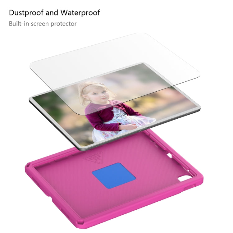 For iPad Pro 12.9 inch 2022/2021/2020/2018 EVA + PC Shockproof Tablet Case without Waterproof Frame(Rose Red) - iPad Pro 12.9 (2022/2021) Cases by buy2fix | Online Shopping UK | buy2fix