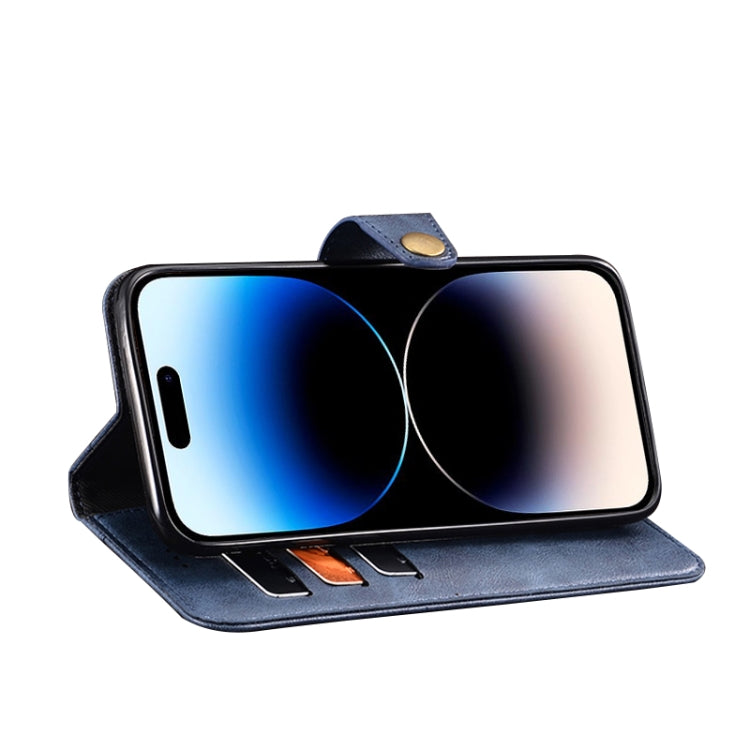 For Honor X40 GT idewei Retro Texture Leather Phone Case(Khaki) by idewei