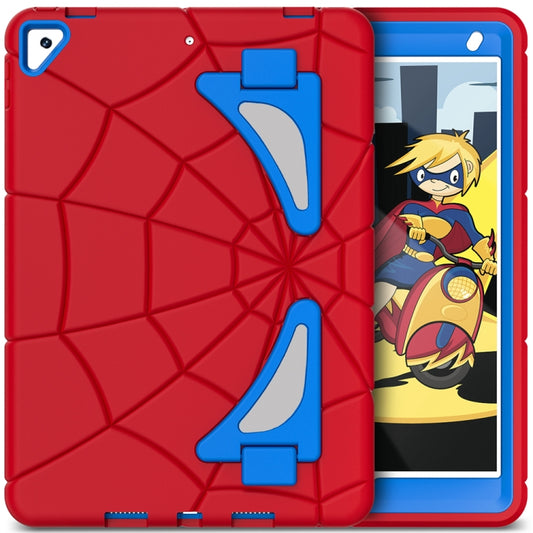 For iPad 10.2 2021 / 2020 / 2019 Silicone + PC Shockproof Protective Tablet Case(Red+Blue) - iPad 10.2 Cases by buy2fix | Online Shopping UK | buy2fix