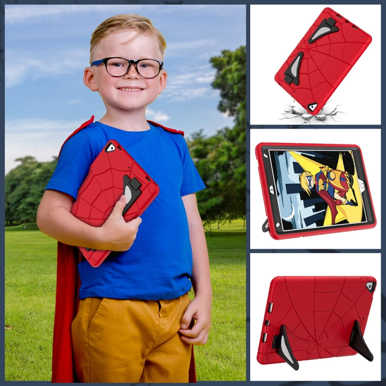 For iPad 10.2 2021 / 2020 / 2019 Silicone + PC Shockproof Protective Tablet Case(Red+Black) - iPad 10.2 Cases by buy2fix | Online Shopping UK | buy2fix