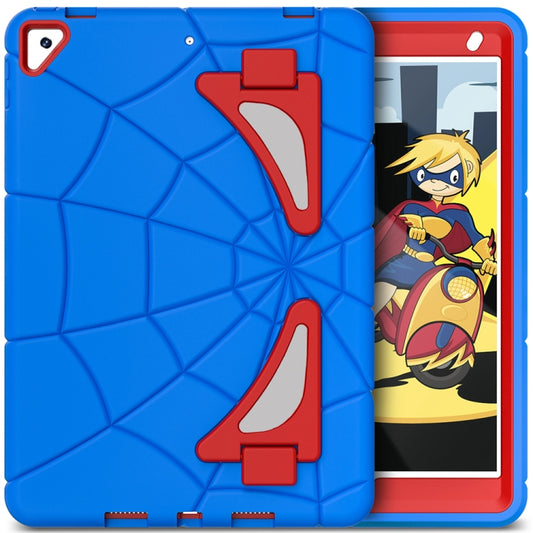 For iPad 10.2 2021 / 2020 / 2019 Silicone + PC Shockproof Protective Tablet Case(Blue+Red) - iPad 10.2 Cases by buy2fix | Online Shopping UK | buy2fix