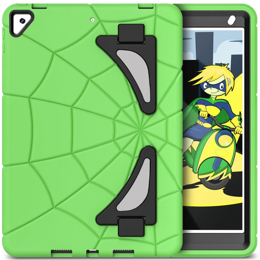 For iPad 10.2 2021 / 2020 / 2019 Silicone + PC Shockproof Protective Tablet Case(Green+Black) - iPad 10.2 Cases by buy2fix | Online Shopping UK | buy2fix