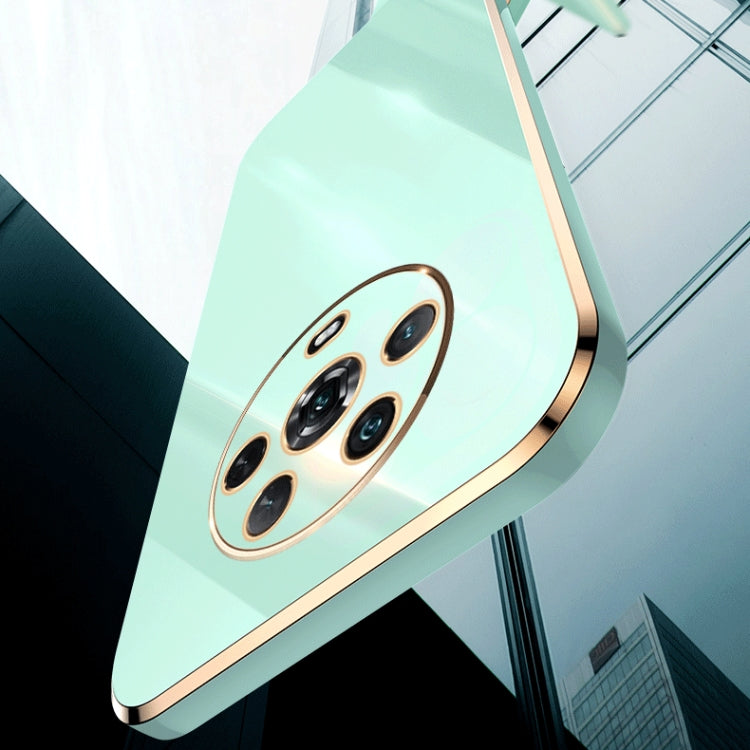 For Honor X40i XINLI Straight Edge 6D Electroplate TPU Phone Case(Black) by XINLI