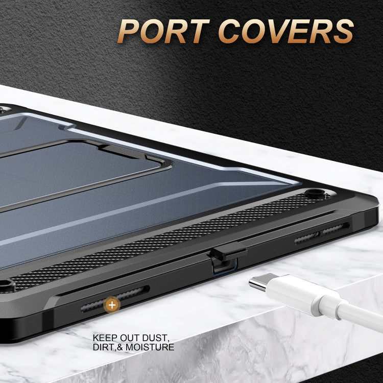 For iPad Pro 12.9 2021/2020/2018 Explorer PC + TPU Tablet Protective Case with Pen Slot(Blue) - iPad Pro 12.9 (2022/2021) Cases by buy2fix | Online Shopping UK | buy2fix