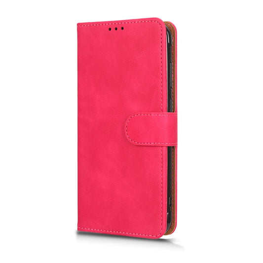 For Blackview BV5200 Skin Feel Magnetic Flip Leather Phone Case(Rose Red) by buy2fix