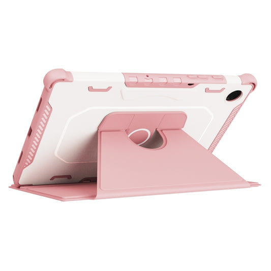 For Samsung Galaxy Tab A8 10.5 2021 360 Degree Rotating Armored Smart Tablet Leather Case(Pink) - Other Galaxy Tab PC by buy2fix | Online Shopping UK | buy2fix