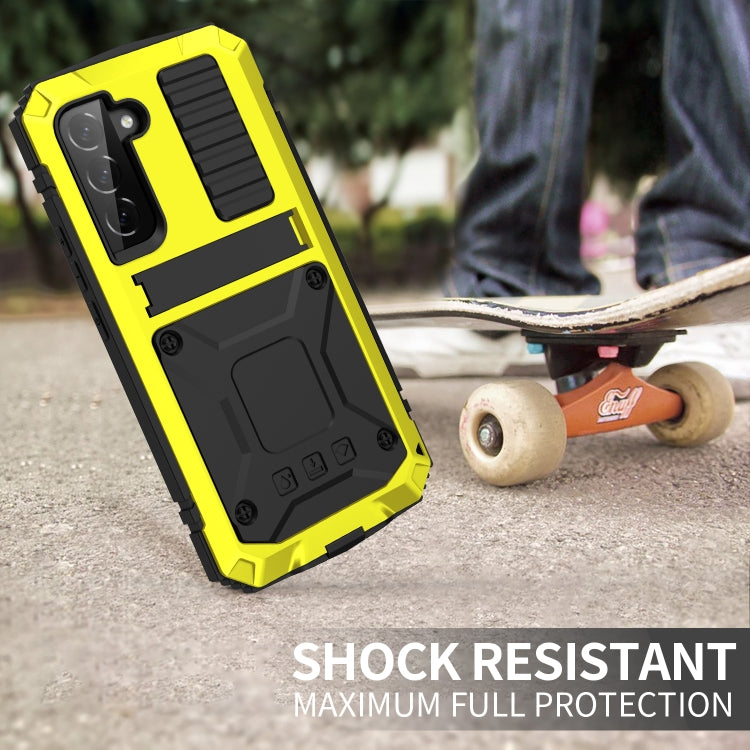 For Samsung Galaxy S23+ 5G R-JUST Life Waterproof Dustproof Shockproof Phone Case(Yellow) by R-JUST