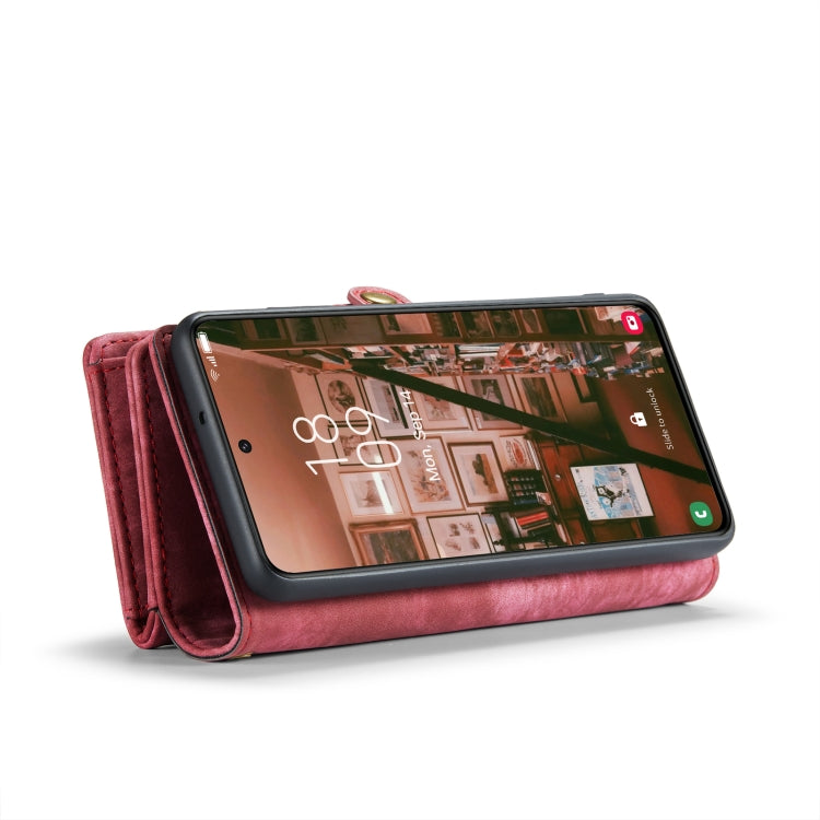 For Samsung Galaxy S23+ 5G CaseMe 008 Detachable Multifunctional Leather Phone Case(Red) - Galaxy S23+ 5G Cases by CaseMe | Online Shopping UK | buy2fix
