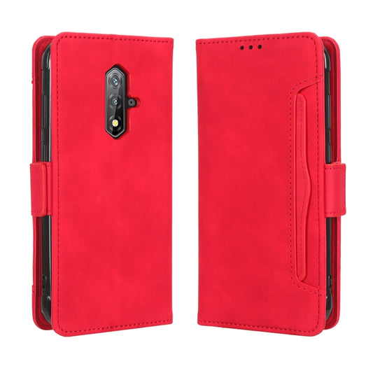 For Blackview BV5200 Skin Feel Calf Texture Card Slots Leather Phone Case(Red) by buy2fix