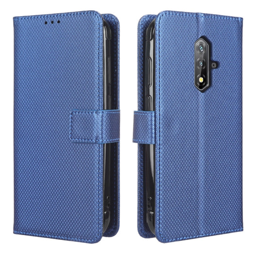 For Blackview BV5200 Diamond Texture Leather Phone Case(Blue) by buy2fix