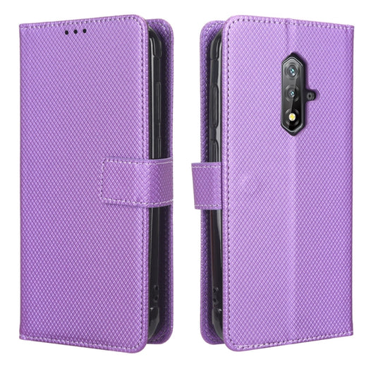 For Blackview BV5200 Diamond Texture Leather Phone Case(Purple) by buy2fix