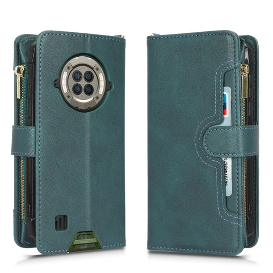 For Doogee S96 Pro Litchi Texture Zipper Leather Phone Case(Green) by buy2fix