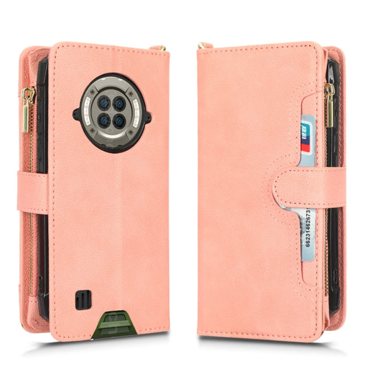 For Doogee S96 Pro Litchi Texture Zipper Leather Phone Case(Pink) by buy2fix