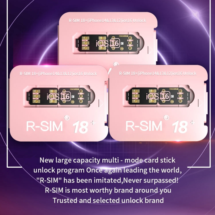 R-SIM 18+ Turns Locked Into Unlocked iOS16 System Universal 5G Unlocking Card - Unlock SIM Card by buy2fix | Online Shopping UK | buy2fix