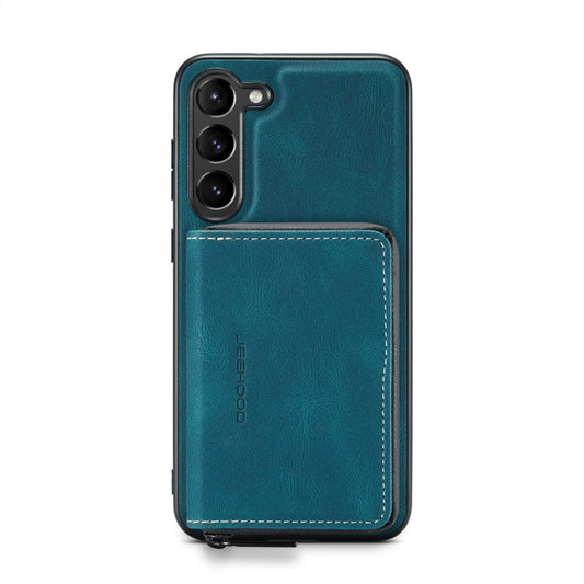 For Samsung Galaxy S23+ 5G JEEHOOD Magnetic Zipper Wallet Leather Phone Case(Blue) - Galaxy S23+ 5G Cases by JEEHOOD | Online Shopping UK | buy2fix
