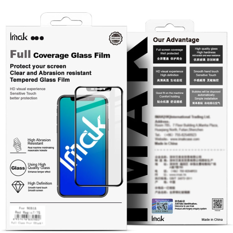 For Realme 9i 5G Global imak 9H Surface Hardness Full Screen Tempered Glass Film Pro+ Series by imak