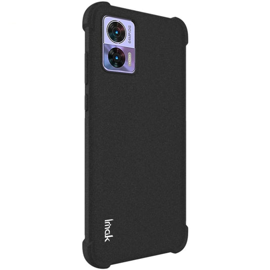 For Motorola Edge 30 Neo 5G imak Shockproof Airbag TPU Phone Case(Matte Black) by imak