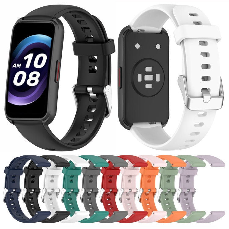 For Keep Band B5 / B4 / B4 Lite 16mm Glossy Surface Silicone Watch Band(White) - Watch Bands by buy2fix | Online Shopping UK | buy2fix