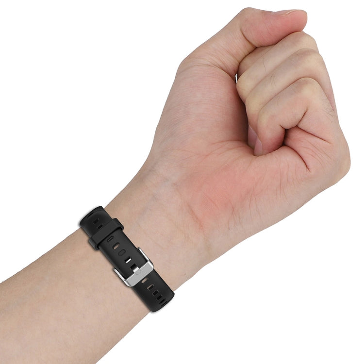 For Keep Band B5 / B4 / B4 Lite 16mm Glossy Surface Silicone Watch Band(White) - Watch Bands by buy2fix | Online Shopping UK | buy2fix