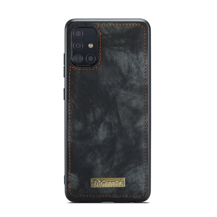For Galaxy A71 4G CaseMe-008 Detachable Multifunctional Horizontal Flip Leather Case with Card Slot & Holder & Zipper Wallet & Photo Frame(Black) - Galaxy Phone Cases by CaseMe | Online Shopping UK | buy2fix