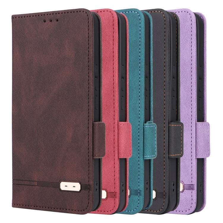 For Ulefone Note 14 Magnetic Clasp Leather Phone Case(Brown) by buy2fix