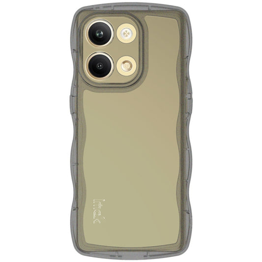 For OPPO Reno9 5G / Reno9 Pro 5G IMAK UX-8 Series Transparent Shockproof TPU Phone Case(Transparent Black) by imak