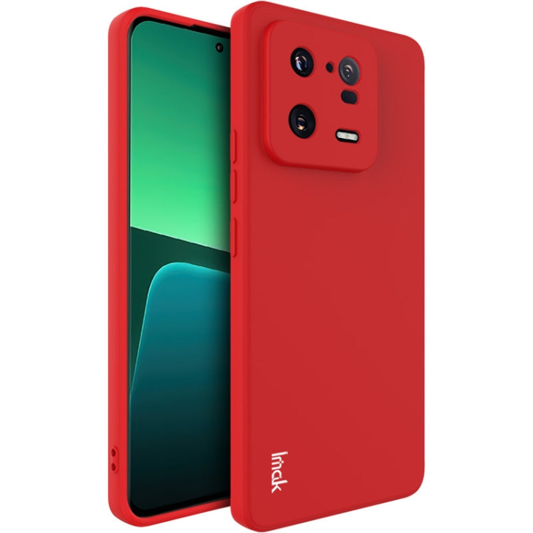 For Xiaomi 13 Pro 5G IMAK UC-4 Series Straight Edge TPU Soft Phone Case(Red) - Xiaomi Cases by imak | Online Shopping UK | buy2fix