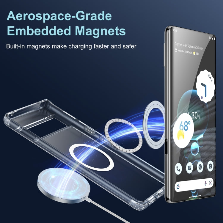 For Google Pixel 6 Pro Transparent Frosted MagSafe Phone Case - Google Cases by buy2fix | Online Shopping UK | buy2fix