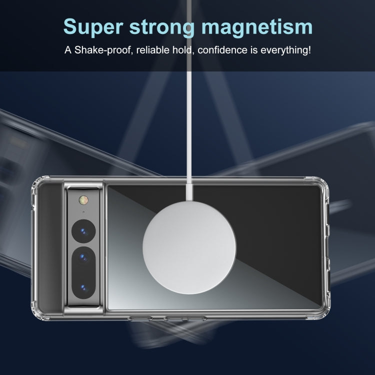 For Google Pixel 6 Pro Transparent Frosted MagSafe Phone Case - Google Cases by buy2fix | Online Shopping UK | buy2fix