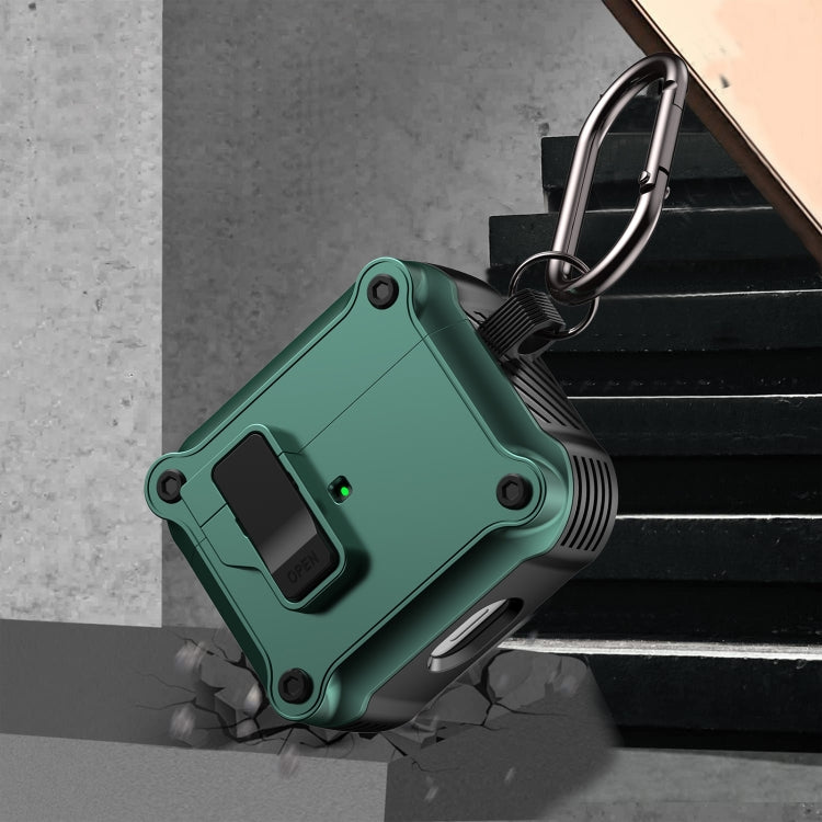 For AirPods 3 Eagle Shockproof Earphone Protective Case with Switch(Yellow) by buy2fix