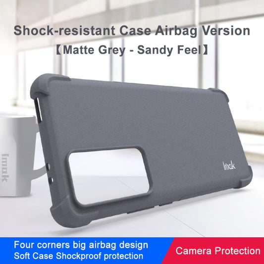 For Xiaomi 12T Pro 5G imak Shockproof Airbag TPU Phone Case(Matte Grey) by imak
