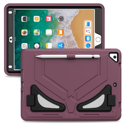 For iPad 9.7 2018/2017 / Pro 9.7 2016 / Air 2 Silicone + PC Shockproof Protective Tablet Case(Plum Black) - iPad 9.7 (2018) & (2017) Cases by buy2fix | Online Shopping UK | buy2fix
