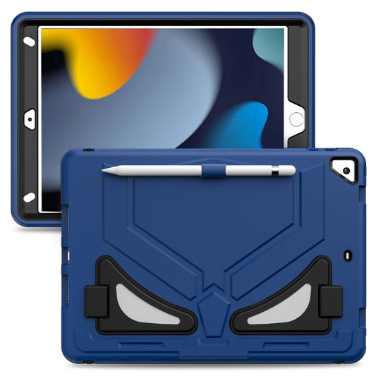 For iPad 10.2 2021 / 2020 / 2019 Silicone + PC Shockproof Protective Tablet Case(Navy Blue+Black) - iPad 10.2 Cases by buy2fix | Online Shopping UK | buy2fix