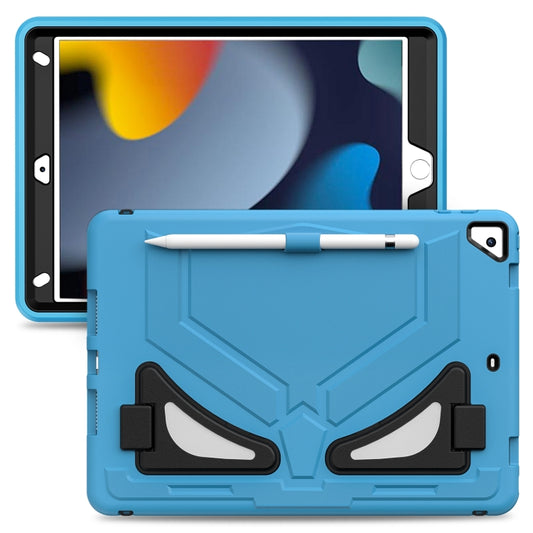 For iPad 10.2 2021 / 2020 / 2019 Silicone + PC Shockproof Protective Tablet Case(Light Blue+Black) - iPad 10.2 Cases by buy2fix | Online Shopping UK | buy2fix