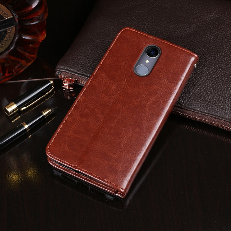 For Cubot Note Plus idewei Crazy Horse Texture Horizontal Flip Leather Case with Holder & Card Slots & Wallet(Black) - More Brand by idewei | Online Shopping UK | buy2fix
