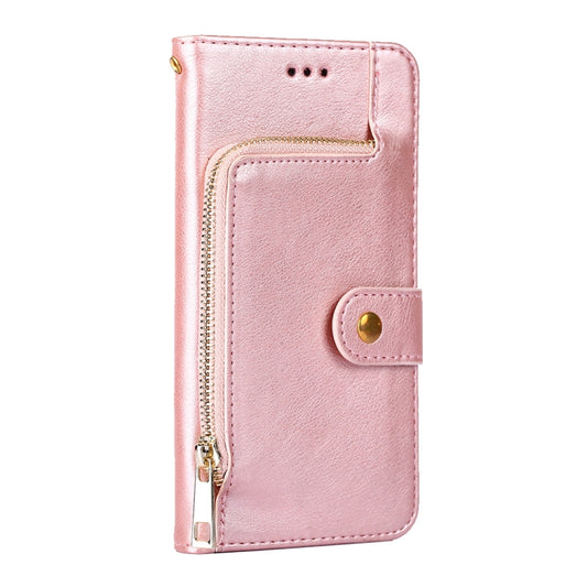 For OnePlus 11 Zipper Bag Leather Phone Case(Rose Gold) by buy2fix