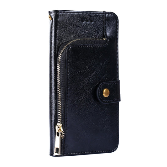 For OnePlus 11 Zipper Bag Leather Phone Case(Black) by buy2fix
