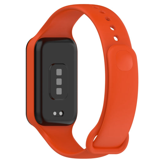 For Redmi Band 2 Solid Color Silicone Integrated Watch Band(Orange) by buy2fix