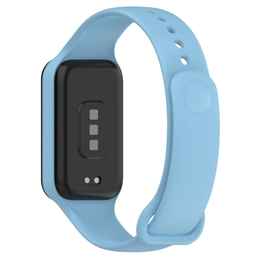 For Redmi Band 2 Solid Color Silicone Integrated Watch Band(Sky Blue) by buy2fix