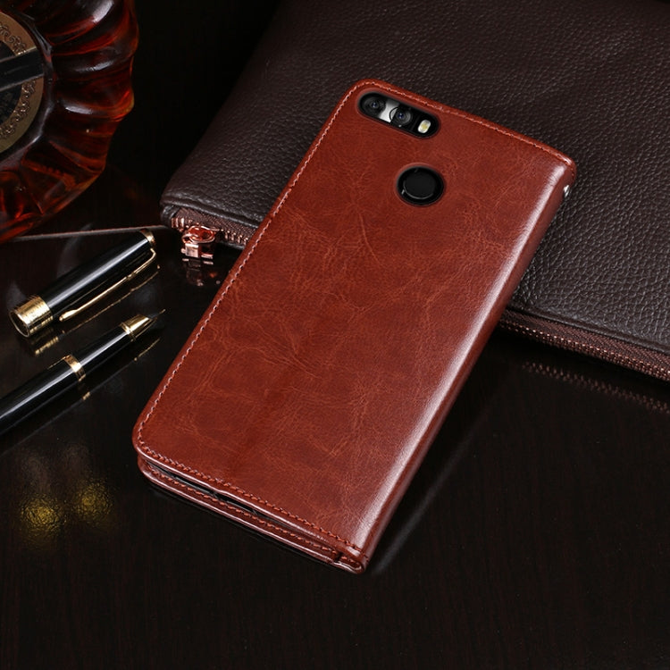 For Ulefone MIX 2 idewei Crazy Horse Texture Horizontal Flip Leather Case with Holder & Card Slots & Wallet(Sky Blue) - Ulefone Cases by idewei | Online Shopping UK | buy2fix
