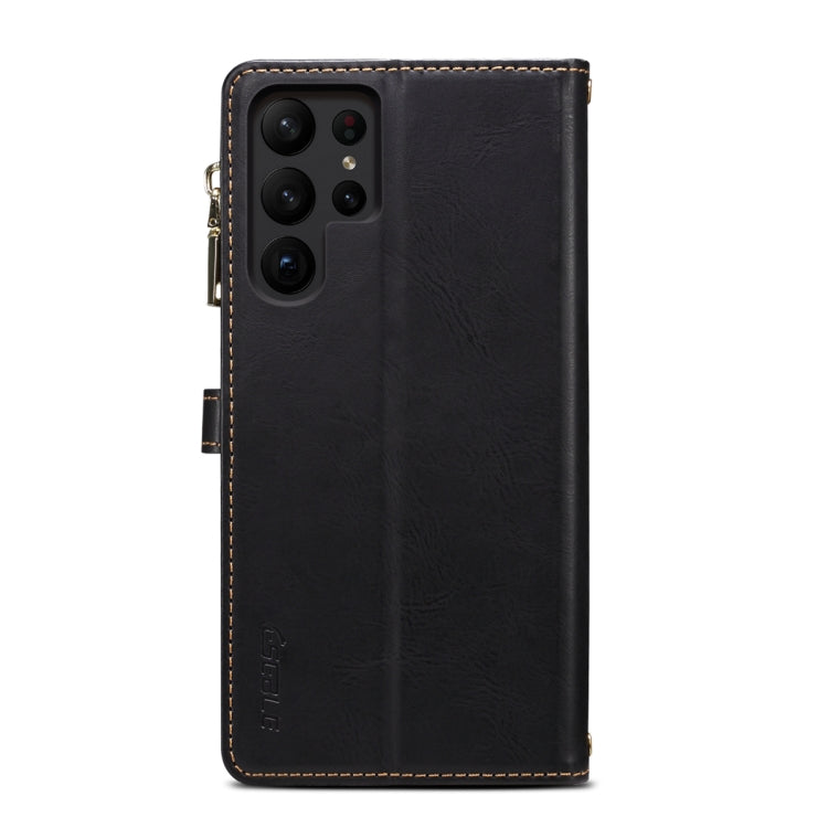 For Samsung Galaxy A14 5G ESEBLE Star Series Lanyard Zipper Wallet RFID Leather Case(Black) - Galaxy Phone Cases by ESEBLE | Online Shopping UK | buy2fix