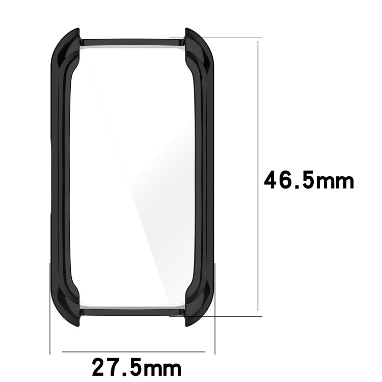 For Keep Band B5 / Band B4 Full Coverage TPU Electroplating Watch Protective Case(Silver) - Watch Case by buy2fix | Online Shopping UK | buy2fix