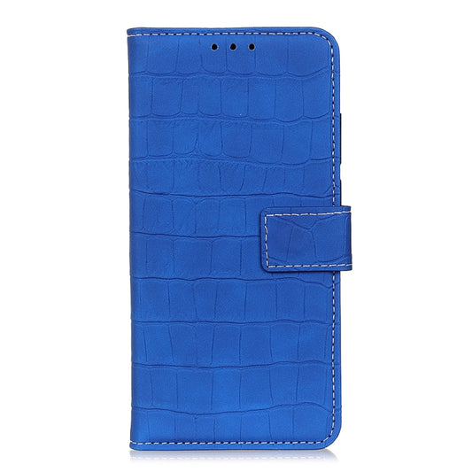 For OnePlus 11 5G Magnetic Crocodile Texture Leather Phone Case(Blue) by buy2fix