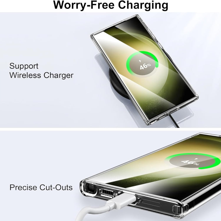 For Samsung Galaxy S23 Ultra 5G Transparent Frosted MagSafe Phone Case - Galaxy S23 Ultra 5G Cases by buy2fix | Online Shopping UK | buy2fix