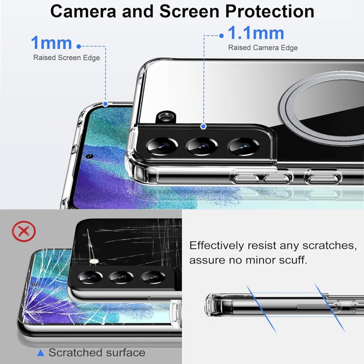 For Samsung Galaxy S21 FE 5G Transparent Frosted MagSafe Phone Case by buy2fix