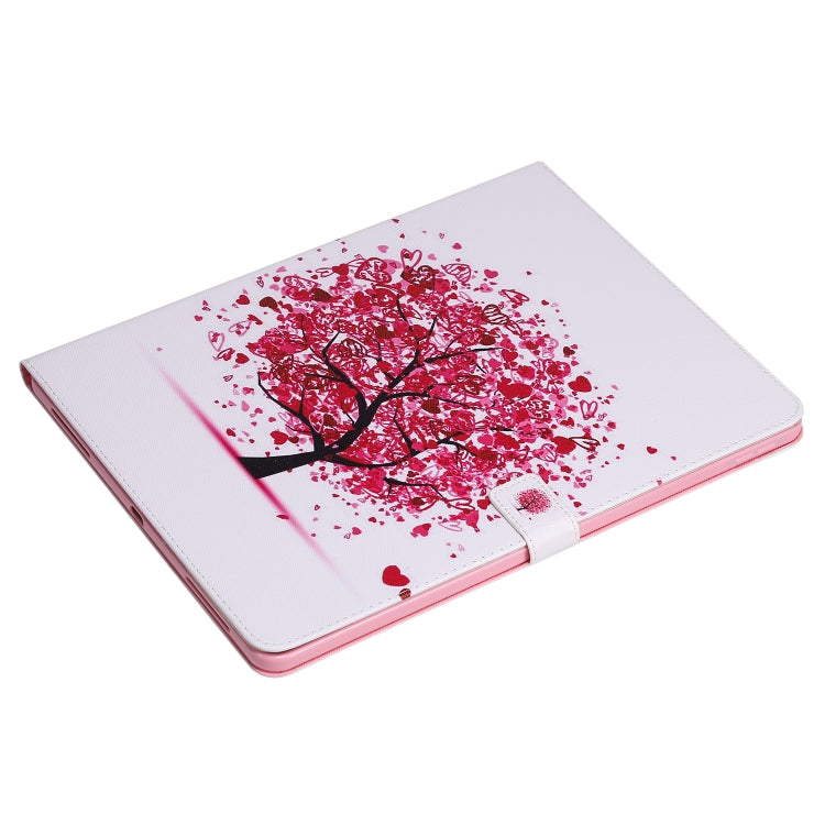 For iPad Pro 12.9 (2020) Colored Drawing Horizontal Flip Leather Tablet Case with Holder & Card Slot & Wallet(Color Tree) - iPad Pro 12.9 (2020) Cases by buy2fix | Online Shopping UK | buy2fix