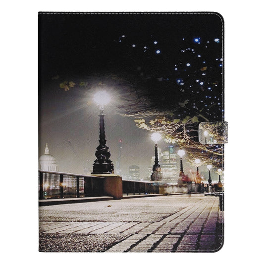 For iPad Pro 12.9 (2020) Colored Drawing Horizontal Flip Leather Tablet Case with Holder & Card Slot & Wallet(Cityscape) - iPad Pro 12.9 (2020) Cases by buy2fix | Online Shopping UK | buy2fix